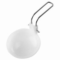 Sada nádobí 7v1 Turistická, šedá, hliník, hrnec, pánev, 2x talíř, naběračka, stěrka, houba (3)