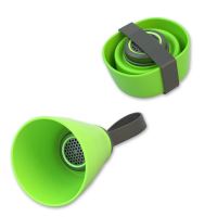 YZSY Bluetooth reproduktor SALI, 1.0, 3W, zelený, regulace hlasitosti, skládací, voděodoln (2)