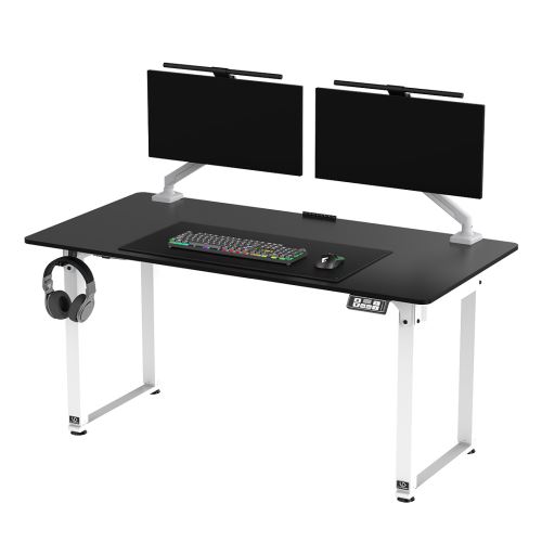 Pracovní stůl, elektricky nastavitelná výška, 160X75 cm, 72-118 cm, UPLIFT, s XXL podložko