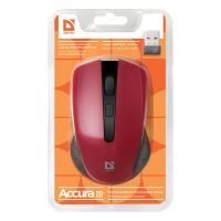 Myš bezdrátová, Defender Accura MM-935, červená, optická, 1600DPI (3)