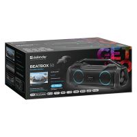 Defender reproduktor BEATBOX 50, Li-Ion, 2.0, 50W, černý, regulace hlasitosti, LED podsvíc (5)