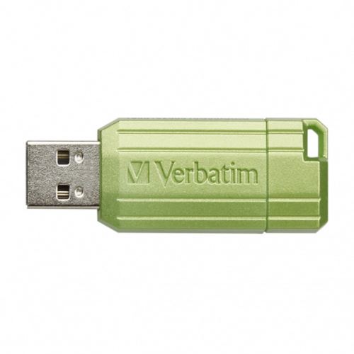 VERBATIM 49462 - 128GB USB flash disk USB 2.0 Store,N,Go PinStripe zelený pro archivac