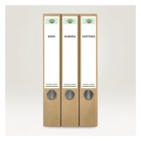 AVERY Recyklované etikety na pořadače 4etikety a A4, 38x192mm, Potisk Inkoust Laser 25A4 (1)