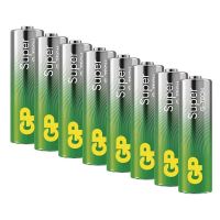 Baterie alkalická, AA (LR6), AA, 1.5V, GP, blistr, 8-pack, SUPER (1)