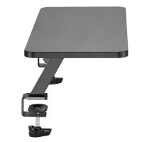 Podstavec pod monitor, připevnitelný ke stolu, černý, ocel, dřevotříska, 20 kg nosnost, Po (4)