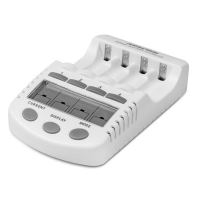 Avacom Inteligentní nabíječka JVL-505, na 4 ks AA/AAA, NiMH, Ni-Cd, 220V (el.síť), nabíjen (6)