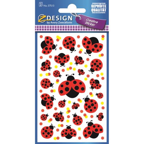 AVERY Z-DESIGN kreativní etikety - berušky