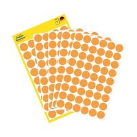 Avery Zweckform etikety 12mm, oranžové, 54 etiket, pro ruční popis, baleno po 5 ks Avery Zweckform etikety 12mm, oranžové, 54 etiket, pro ruční popis, baleno po 5 ks