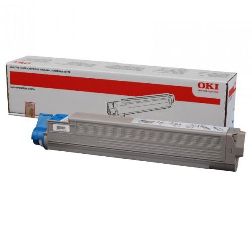 OKI originální toner 44036023, cyan, 15000str.