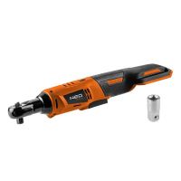 Aku ráčna 18V, velikost šroubů M5-M10, IPx0, 250 ot/min, NEO TOOLS (1)