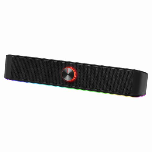 Defender Soundbar Z10, 2.0, 6W, černý, regulace hlasitosti, LED podsvícení, USB/Bluetooth,