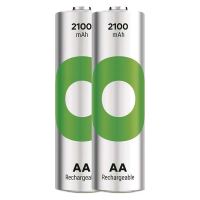 Nabíjecí baterie, AA (HR6), 1.2V, 2100 mAh, GP, papírová krabička, 2-pack, ReCyko (1)