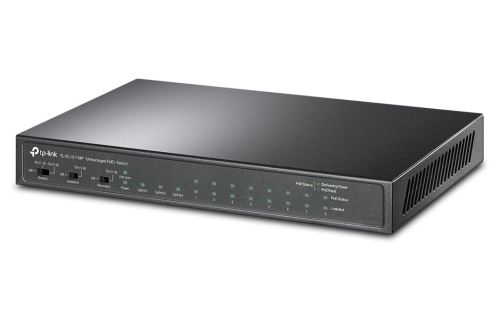 TP-Link TL-SL1311MP - stolní switch s 8 porty 10/100 Mbit/s, 3 gigabit porty a 8 porty PoE