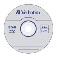 Verbatim BD-R, Datalife, 25GB, jewel box, 43836, 6x, 5-pack (1)