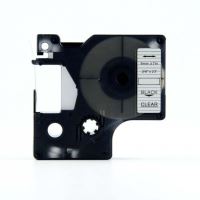 Alternativní páska DYMO 40910, S0720670, 9 mm x 7 m černý tisk / průhledný podklad