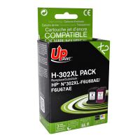 UPrint kompatibilní ink s F6U68AE, F6U67AE, HP 302XL, H-302XL BK/CL PACK, black+color, 600 UPrint kompatibilní ink s F6U68AE, F6U67AE, HP 302XL, H-302XL BK/CL PACK, black+color, 600