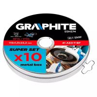 Řezný kotouč na kov Graphite 55H574 115x1x22.2 mm, 41A60-T-BF, 10ks (1)