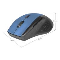Myš bezdrátová, Defender Accura MM-365, černo-modrá, optická, 1600DPI (3)