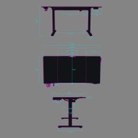 ULTRADESK Herní stůl LEVEL V2, 140x68cm, 72-117cm, elektricky nastavitelná výška, s XXL po (9)