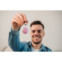 VERBATIM 32135 - Lokátor Bluetooth My Finder Coin černý bílý a růžový (3)