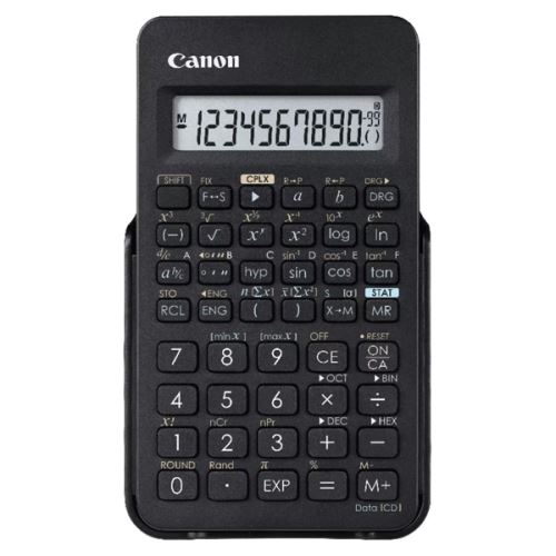 Canon kalkulačka F-605G HWB EMEA, 0891C004, černá, vědecká, dvanáctimístná, goniometrické