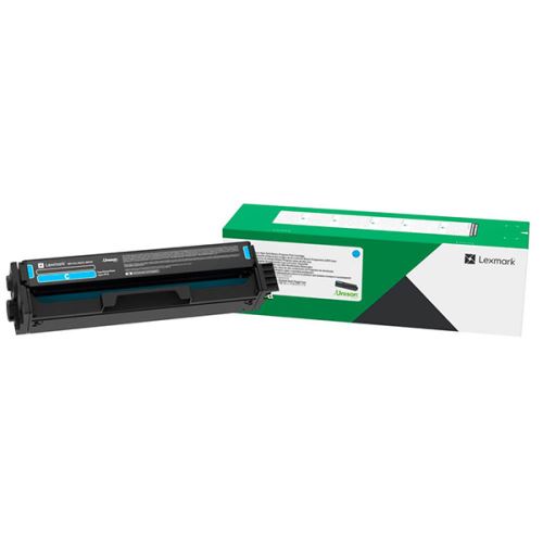 LEXMARK originální toner 20N20C0, cyan, 1500str., return
