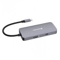 VERBATIM 32150 - USB (3.2) hub 5-port šedá délka kabelu 15cm 1x USB C 2x USB A 1x HDM (1)