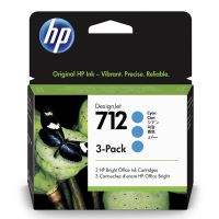 HP originální ink 3ED77A, HP 712, cyan, 29ml, 3-pack HP originální ink 3ED77A, HP 712, cyan, 29ml, 3-pack