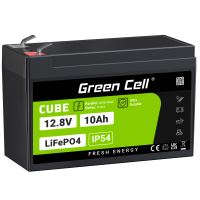 Green Cell CUBE LiFePO4 10Ah 12.8V 128Wh lithium-iron-fosfátová baterie pro a nouzové osvě Green Cell CUBE LiFePO4 10Ah 12.8V 128Wh lithium-iron-fosfátová baterie pro a nouzové osvě
