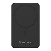VERBATIM 32225 - 5000mAh power banka s bezdrátovým nabíjením 5V nabíjení telefonu mag