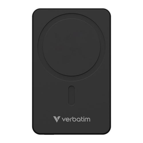 VERBATIM 32225 - 5000mAh power banka s bezdrátovým nabíjením 5V nabíjení telefonu mag