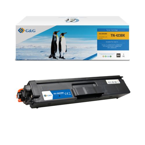 G&G kompatibilní toner s BROTHER TN423BK, NT-CB423BK, black, 6500str.