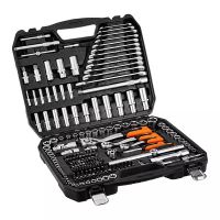 Sada nástrčných klíčů, 10-220, 220 ks, velikost 1/4, 1/2, 3/8, kufřík, NEO TOOLS (4)