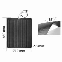 Poloflexibilní solární panel, Neo Tools, 100 W, 90-143 (3)