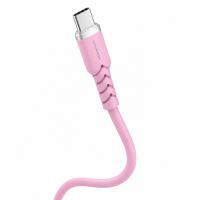Powerton ENERGY PASTEL EDITION Kabel USB-C, 60W, 1m, silikonový, růžový (2)