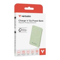 VERBATIM 32226 - 5000mAh power banka s bezdrátovým nabíjením 5V nabíjení telefonu mag (4)