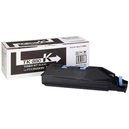 KYOCERA originální toner TK880K, 1T02KA0NL0, black, 25000str.