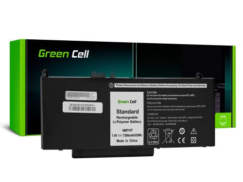Green Cell baterie 6MT4T 07V69Y pro Dell Latitude E5270 E5470 E5570