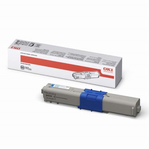 OKI originální toner 44469706, cyan, 2000str.