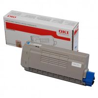 OKI originální toner 44318607, cyan, 11500str.
