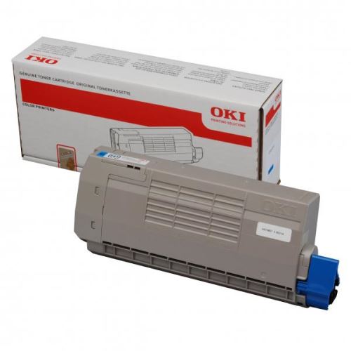 OKI originální toner 44318607, cyan, 11500str.