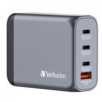 VERBATIM 32202 - 100 W GaN cestovní nabíječka do sítě USB 3.0 USB C šedá vyměnitelné vidli VERBATIM 32202 - 100 W GaN cestovní nabíječka do sítě USB 3.0 USB C šedá vyměnitelné vidli