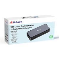 VERBATIM 32174 - Dokovací stanice USB-C Pro 15-port 2x HDMI RJ45 microSD USB-A 3.1 USB-C 3 VERBATIM 32174 - Dokovací stanice USB-C Pro 15-port 2x HDMI RJ45 microSD USB-A 3.1 USB-C 3