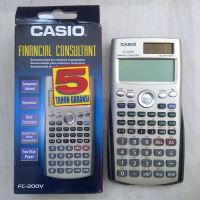 Kalkulačka Casio, FC 200 V, bílá, finanční s 4 řákovým displejem (1)