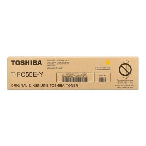 TOSHIBA originální toner TFC55EY, 6AG00002321, yellow, 26500str.