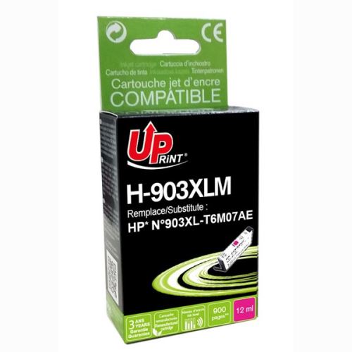 UPrint kompatibilní ink s T6M07AE, HP 903XL, H-903XLM, magenta, 900str., 12ml, high capaci