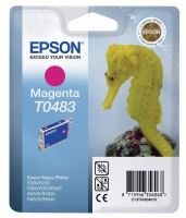 Epson inkoustová náplň/ C13T048340/ Stylus R300/ RX500/ RX600/ Magenta Epson inkoustová náplň/ C13T048340/ Stylus R300/ RX500/ RX600/ Magenta