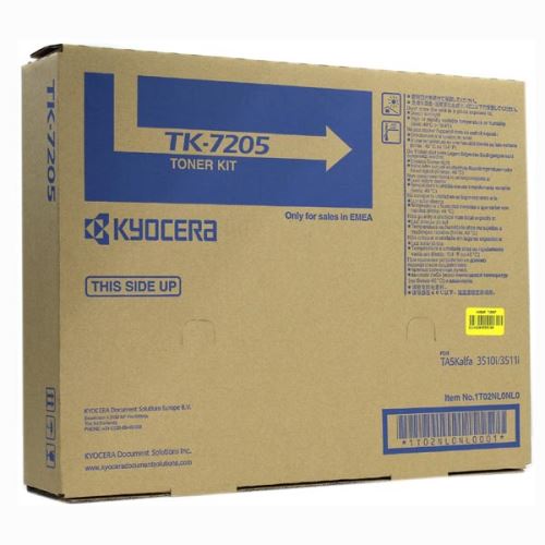 KYOCERA originální toner TK7205, 1T02NL0NL0, black, 35000str.