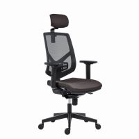Powerton Kancelářské ergonomické křeslo Tina, Šedé (1)