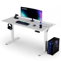 ULTRADESK Herní stůl VORTEX, 140,5x70cm, 72-122cm, bílý ULTRADESK Herní stůl VORTEX, 140,5x70cm, 72-122cm, bílý